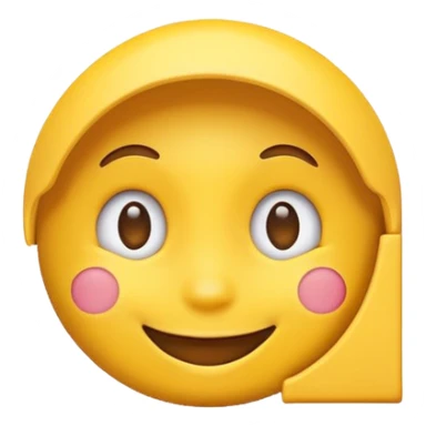 emoji peeking around a corner sticker