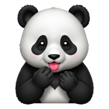 Panda blowing kisses  sticker