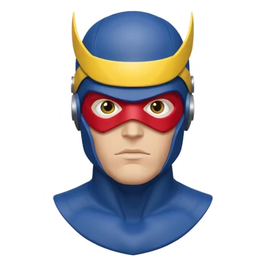 marvel superhero cyclops x-men. blue cowl with iconic yellow visor with red stripe through sticker