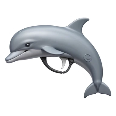 Dolphin with a glock sticker