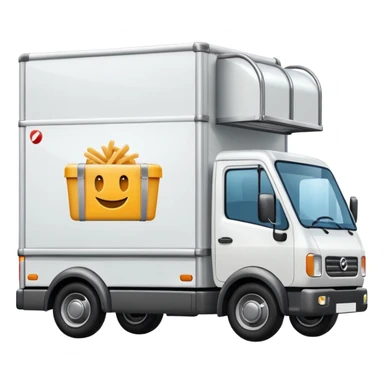 food delivery  lorry sticker