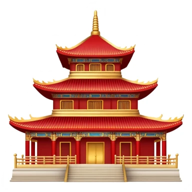 Chinese buddhism temple sticker