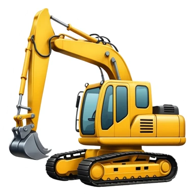 A excavator  sticker