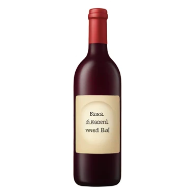 One bottle of wine sticker