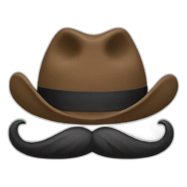 Un gars moustachue sticker