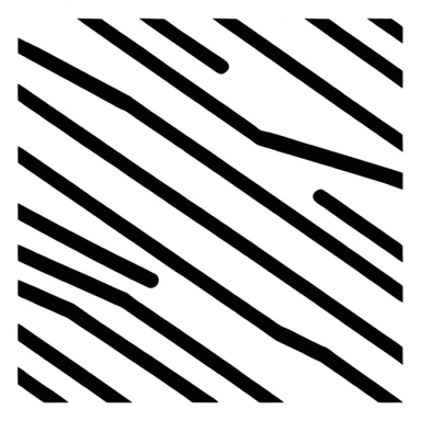 imatge with paralel lines, black and white, well organizated sticker