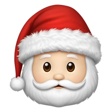 Satna clause hat without santa sticker