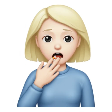 Choking myself  sticker