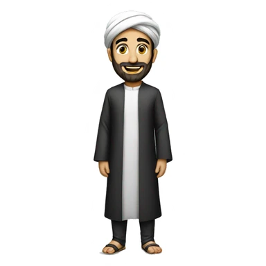 Iranian in national clothe sticker