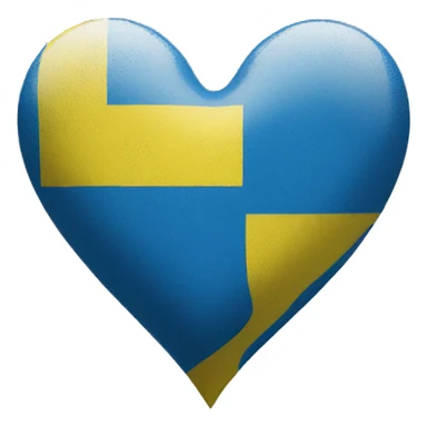 Ukraine heart sticker