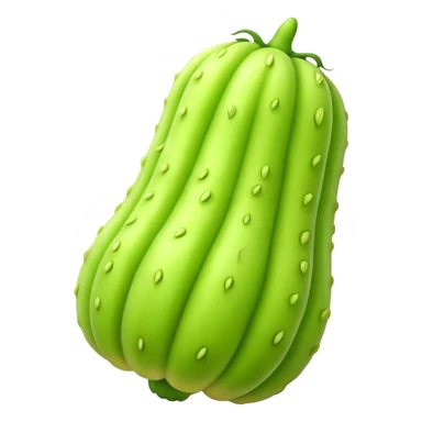 A long bitter melon sticker