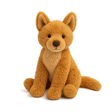 jellycat stuffed plush australian dingo sticker