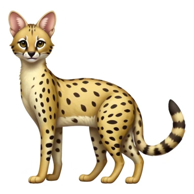 Serval-Genet-Civet-Marsupial-Ocelot-hybrid, full body sticker