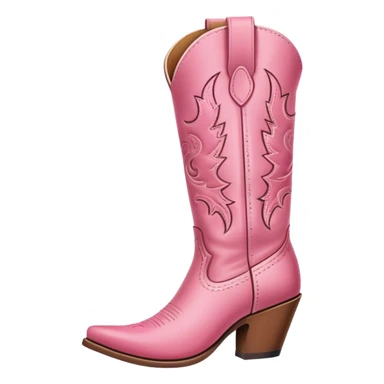 pink cowgirl boot sticker