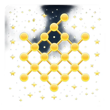 Pixel art icon of a glowing constellation made of connected stars, symbolizing knowledge paths and courses. 
Minimalistic, clean pixel style, soft glow, readable at small size, centered, no background, designed for dark UI.
 sticker