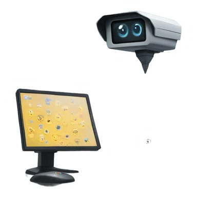 Monitoring System and Security  sticker