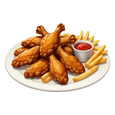 Wing stop meal  sticker