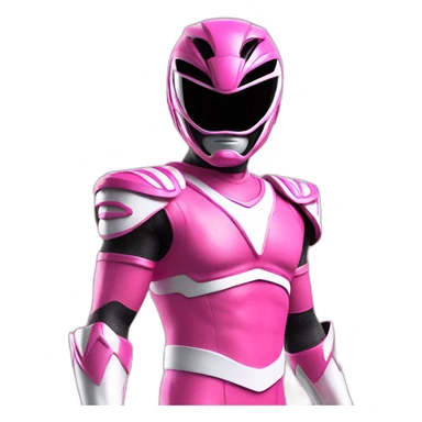 male pink power ranger sticker