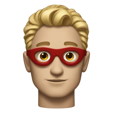 super homelander from "the boys" series with red eyes  sticker