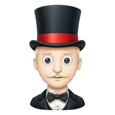 monopoly man sticker