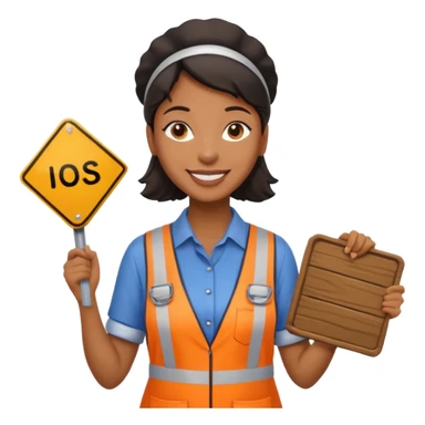 Street Sign Maker black woman sticker