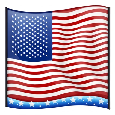 America in Distress upside down flag emoji sticker