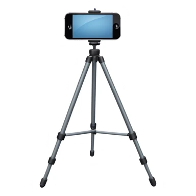 Iphone on tripod sticker