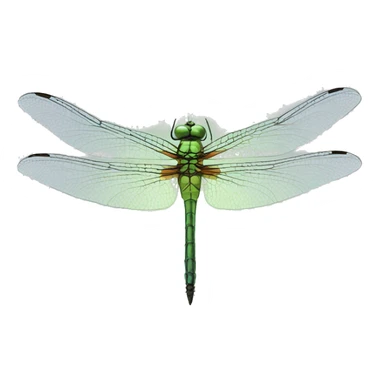 Dragonfly on h ead sticker