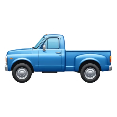SINGLE Blue PICKUP TRUCK SIDE VIEW "EllisDon"  sticker