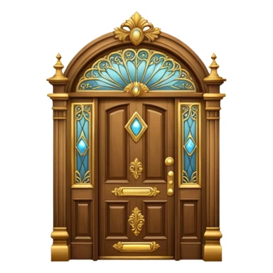 Magical edwardian door sticker