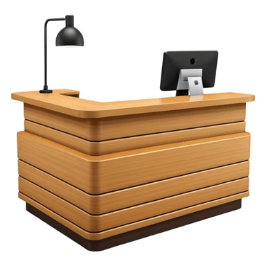 Reception desk
 sticker