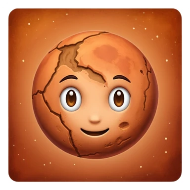 Planet mars  sticker