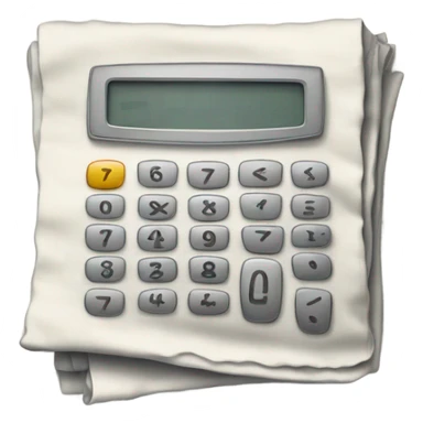 napkin calculator sticker