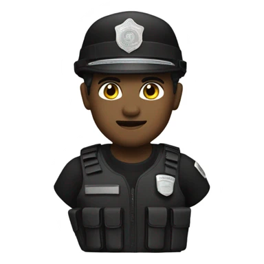 SWAT cop sticker
