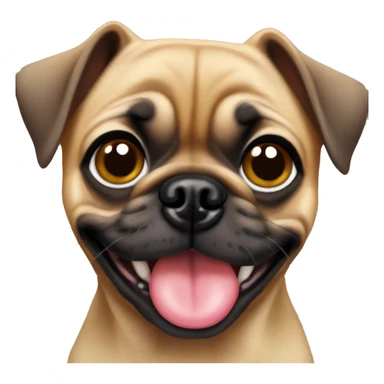 MinPin pug mix  sticker