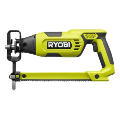 RYOBI ONE+ 18V Cordless Reciprocating saw battery emoji style sticker