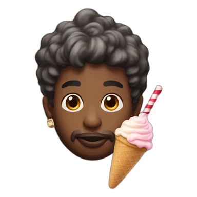 21 savage with a ice cream  sticker