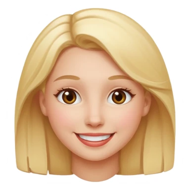 happy smiling woman sticker