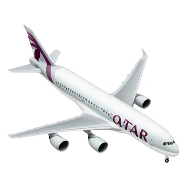 Qatar Airways air plane sticker