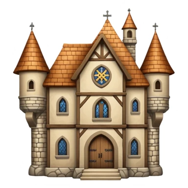 castle big house  sticker