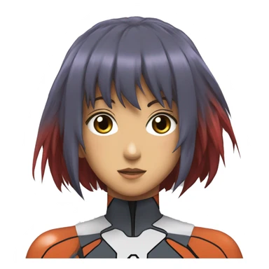 asuka fro evangelion sticker