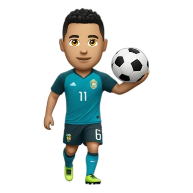 Ronaldo avec coupe du monde en mains sticker