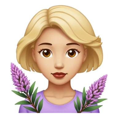 Heather Flower sticker