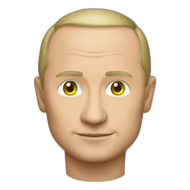 putin with brazil flag sticker