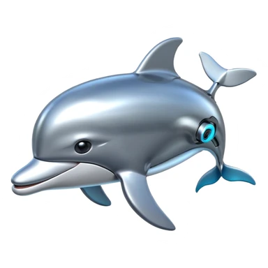 robotic dolphin sticker