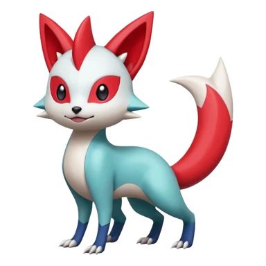 Meloetta-Sneasel-Zangoose-Pokémon-Fakémon-fusion-hybrid-creature sticker