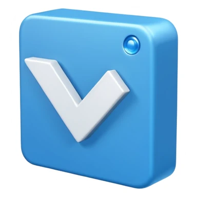can u make roblox blue square checkmark and square should be tilted sticker