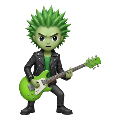 rock player alien sticker