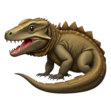 A Komodo Dragon sticker