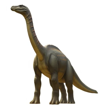 Cinematic Noble Brachiosaurus Portrait Emoji, Poised and majestic, with a towering, elongated neck stretching gracefully from a robust, column-like body, a small, gentle head with curious eyes, and subtle, textured skin in earthy tones, Simplified yet sharply defined features, highly detailed, glowing with a soft, golden radiance, high shine, intelligent and serene, stylized with an air of prehistoric grandeur, focused and calm, soft glowing outline, capturing the essence of a watchful and confident Brachiosaurus that appears ready to gracefully emerge from the screen with effortless power! sticker